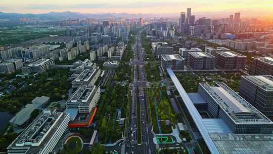 阿里巴巴西溪园区文一西路全景