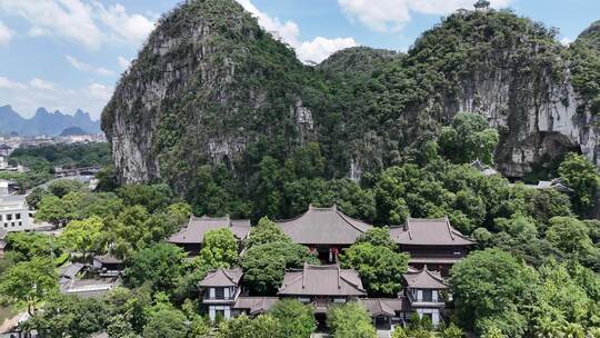 桂林七星公园栖霞寺