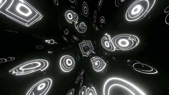 抽象光影空间动态素材