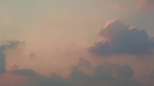 红云 天空 云 延时 镜像