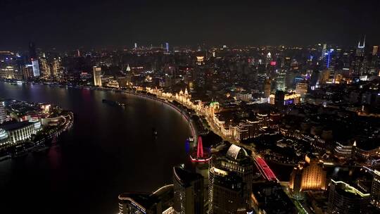 上海夜景航拍宣传片