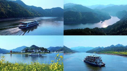 河流山川自然风光航拍高清在线视频素材下载