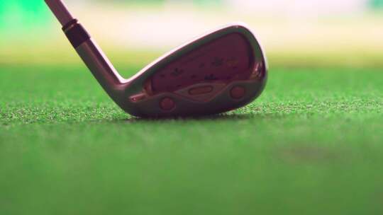 高尔夫球场打球打高尔夫视频素材模板下载