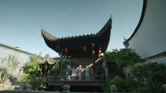 唱戏女子戏院戏曲中国传统
