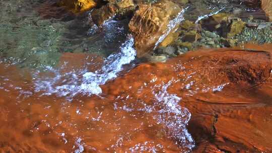 大山河流溪水水流小溪山涧