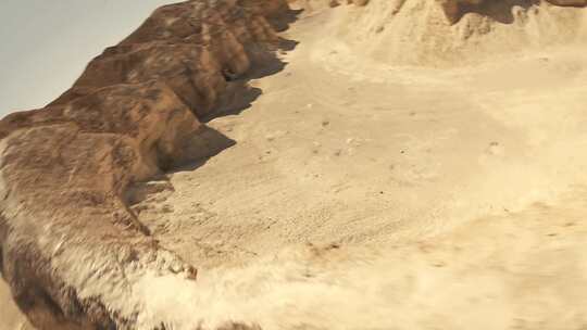 戈壁沙漠FPV航拍视频素材模板下载