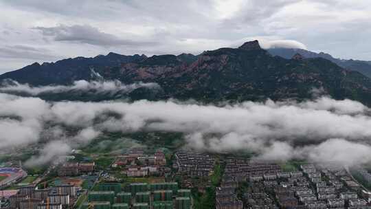 雨后的泰安视频素材模板下载