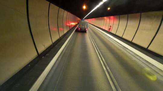 香港堵车隧道