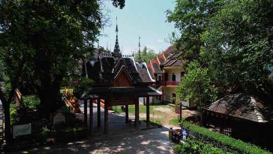 西双版纳勐景来佛寺4k航拍01