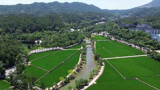 湖南韶山冲毛主席故居附近山村