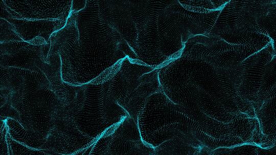 粒子渔网纹理模拟水面波动