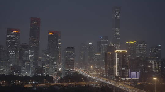 城市夜色 都市夜景视频素材模板下载