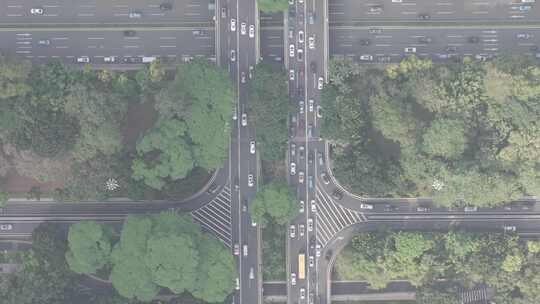 深圳福田区新洲路航拍