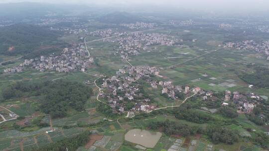 乡村大远景航拍