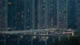 城市-建筑-夜晚重庆城市建筑空镜高清在线视频素材下载