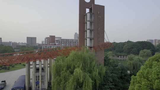 浙江杭州电子科技大学航拍