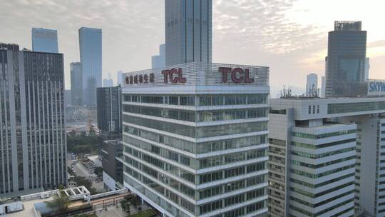 TCL大厦 南山科技园 高新园 科技园视频素材模板下载