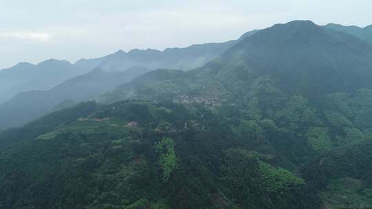 航拍浙江松阳县