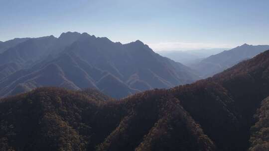 秦岭秋季风景