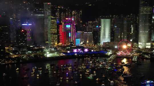 香港维多利亚港夜景