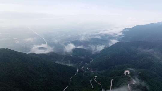 惠州南昆山雾景色视频