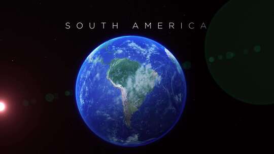 太空中的南美洲