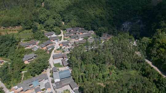 云南屏边苗族山区石洞村苗乡航拍