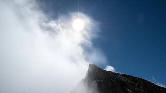 山川雪山云海