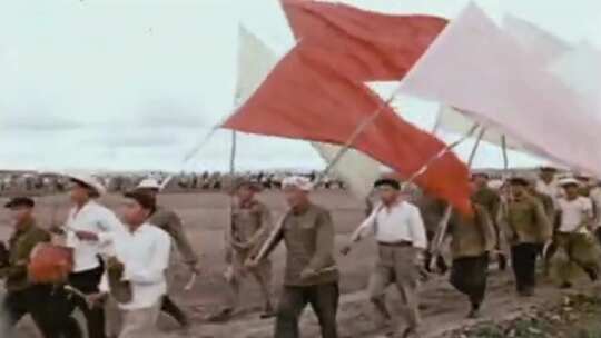 50年代北大荒粮食丰收