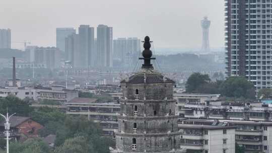 衡阳来雁塔绝美风光航拍