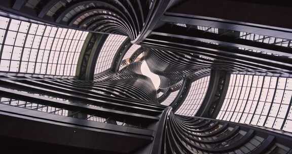 建筑抽象艺术玻璃幕墙幕墙玻璃