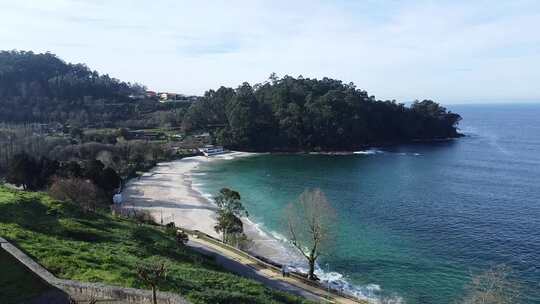 海岸边生态海景