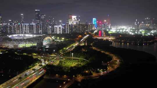 深圳南山区延时夜景