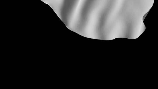 白色布料飘动特写