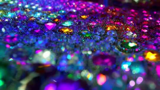 多彩闪亮钻石微距素材