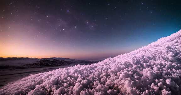 高空云海星空全景