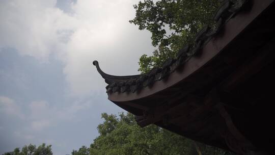 杭州凤凰山万松书院风景