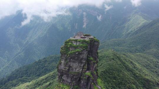 航拍梵净山