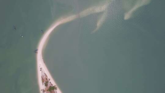 泰国姚岛莱姆哈德海滩鸟瞰图