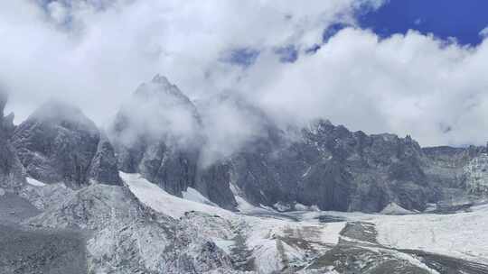 雪山流云延时