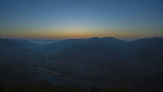 日出风景  吴起风光   延安革命根据地