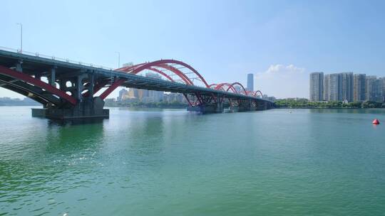 广西柳州柳江风景城市风光