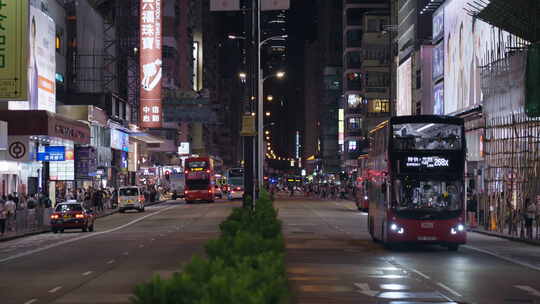 香港街头 人文城市景观出租车