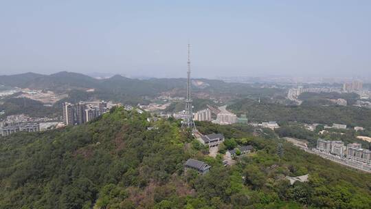 航拍自然风光山川青山绿色植物