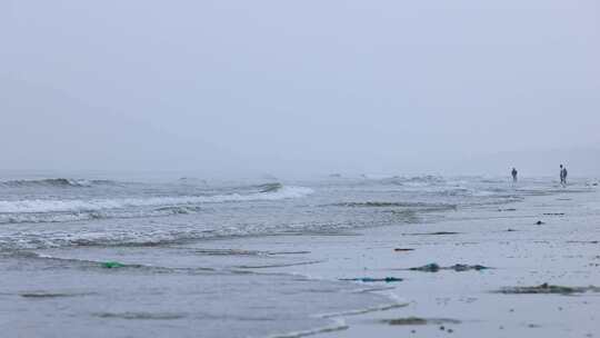 大海沙滩海浪