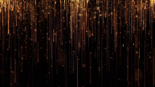金色粒子舞台晚会背景视频素材模板下载