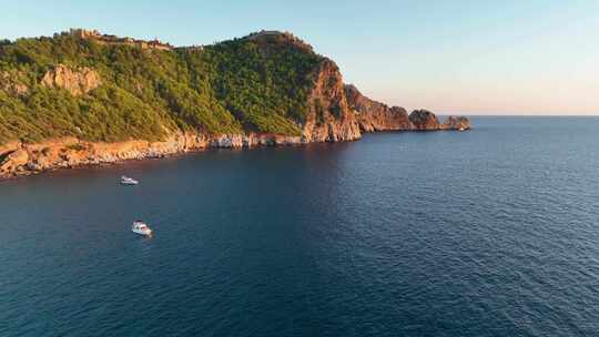 航拍海边风景