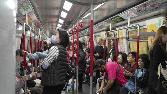 香港金钟路地铁场景