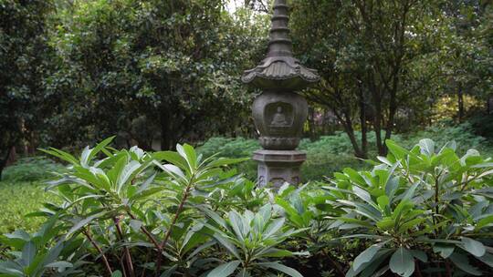 杭州飞来峰永福寺禅院风景