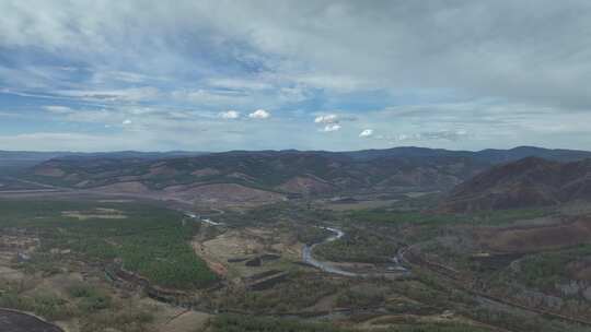 立夏时节的大兴安岭自然风景